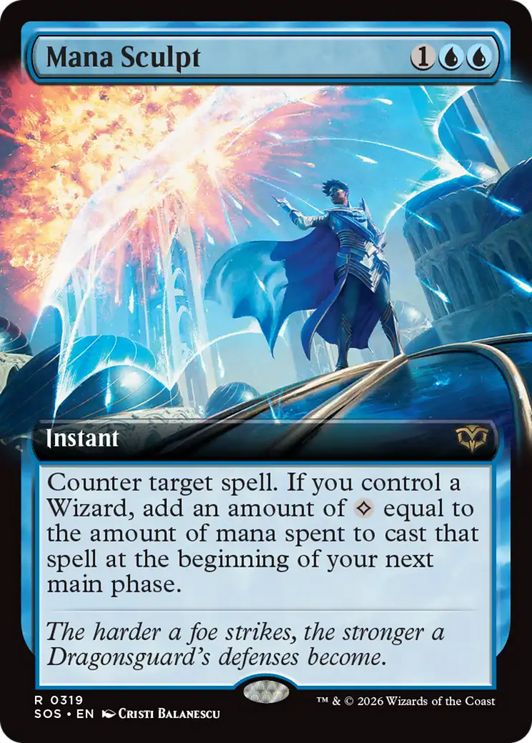 Mana Sculpt (Extended Art) [Secrets of Strixhaven] | Cards and Coasters CA