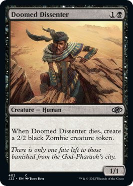 Doomed Dissenter [Jumpstart 2022] | Cards and Coasters CA