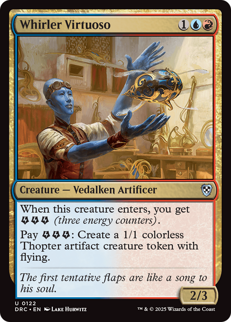 Whirler Virtuoso [Aetherdrift Commander] | Cards and Coasters CA