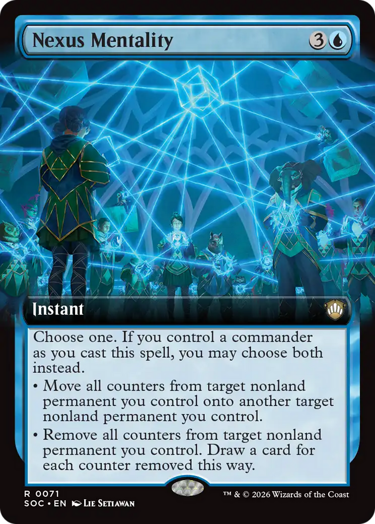 Nexus Mentality (Extended Art) [Secrets of Strixhaven Commander] | Cards and Coasters CA