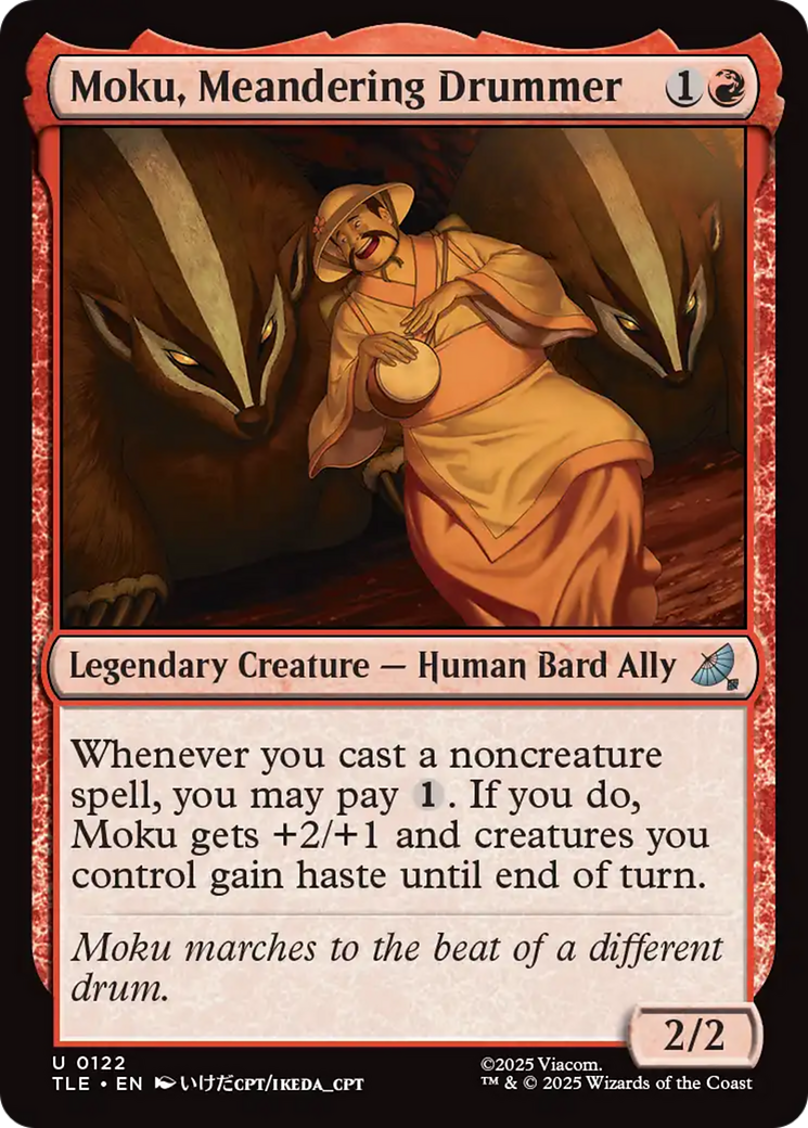 Moku, Meandering Drummer [Avatar: The Last Airbender: Eternal-Legal] | Cards and Coasters CA