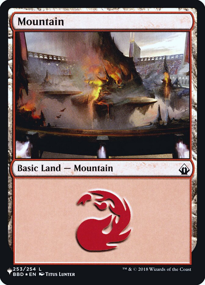 Mountain [Secret Lair: Heads I Win, Tails You Lose] | Cards and Coasters CA