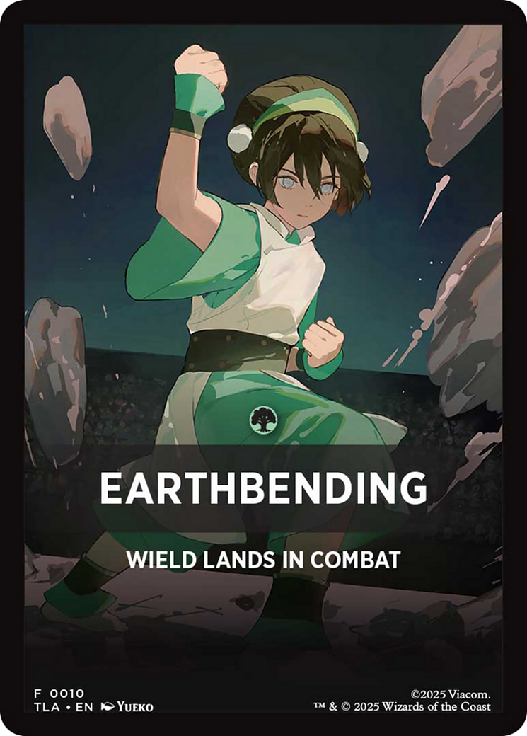 Earthbending Theme Card [Avatar: The Last Airbender] | Cards and Coasters CA