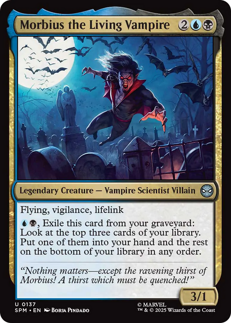 Morbius the Living Vampire [Marvel's Spider-Man] | Cards and Coasters CA