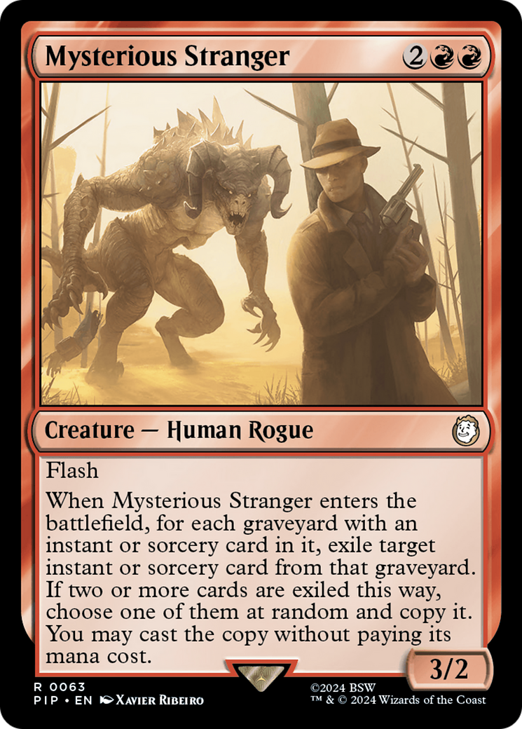 Mysterious Stranger [Fallout] | Cards and Coasters CA