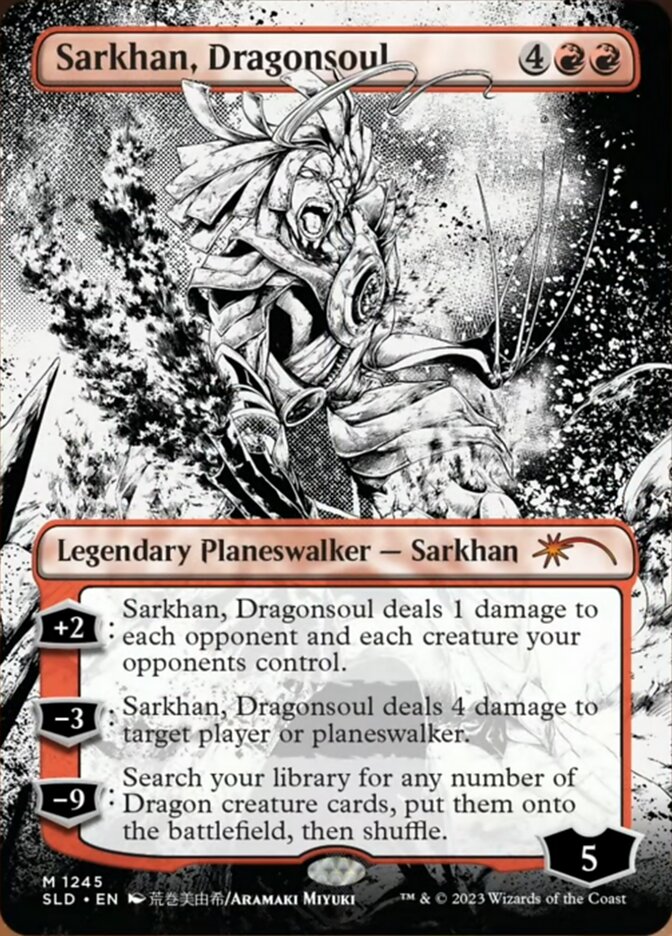 Sarkhan, Dragonsoul (Borderless) [Secret Lair Drop Series] | Cards and Coasters CA