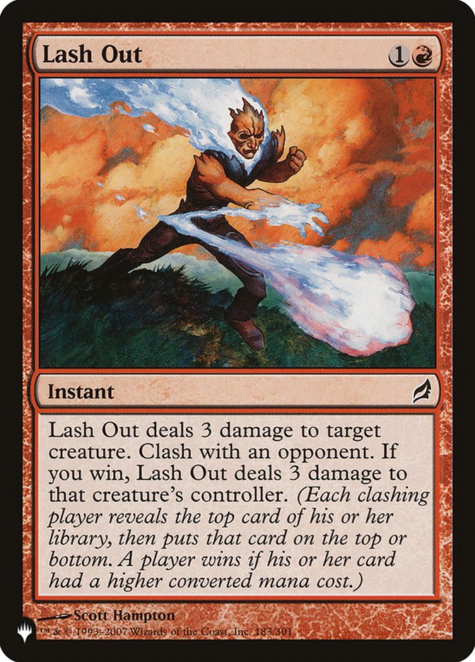 Lash Out [The List] | Cards and Coasters CA