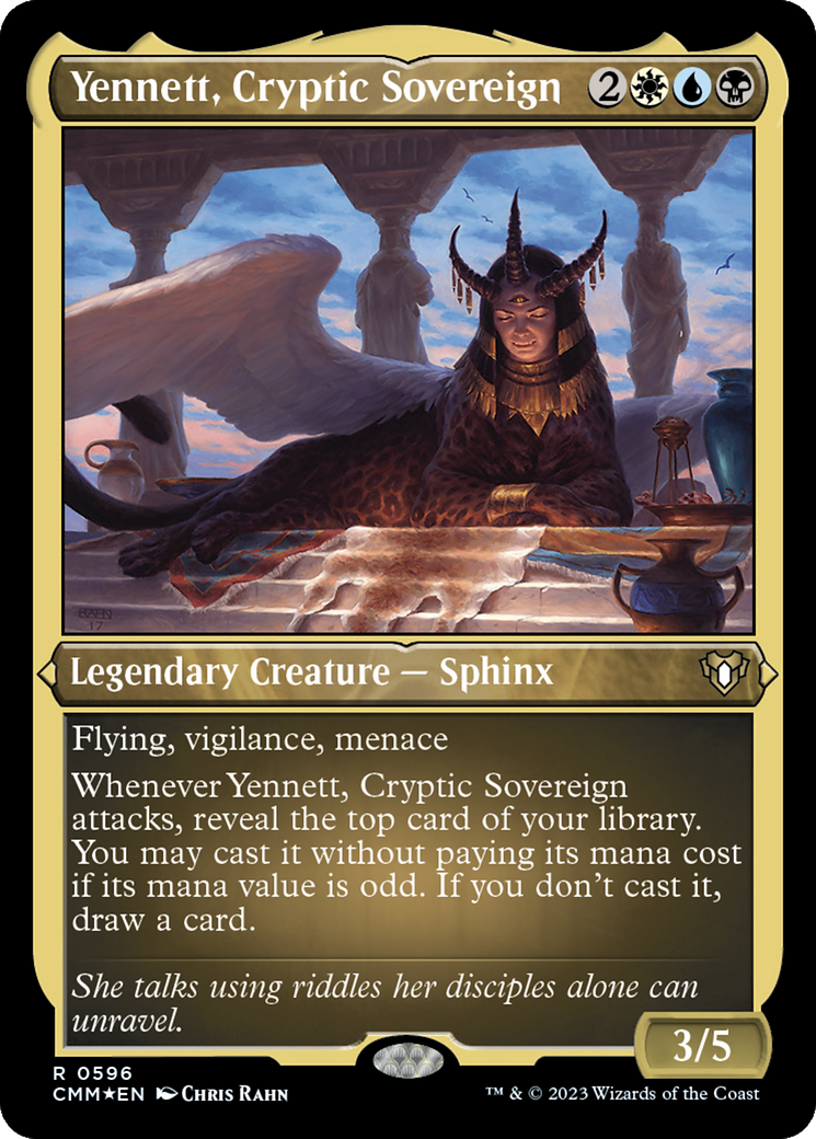 Yennett, Cryptic Sovereign (Foil Etched) [Commander Masters] | Cards and Coasters CA