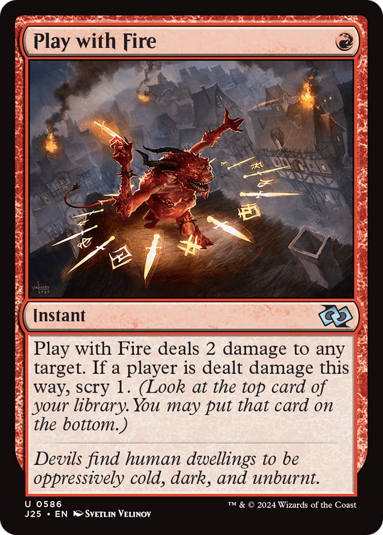 Play with Fire [Foundations Jumpstart] | Cards and Coasters CA