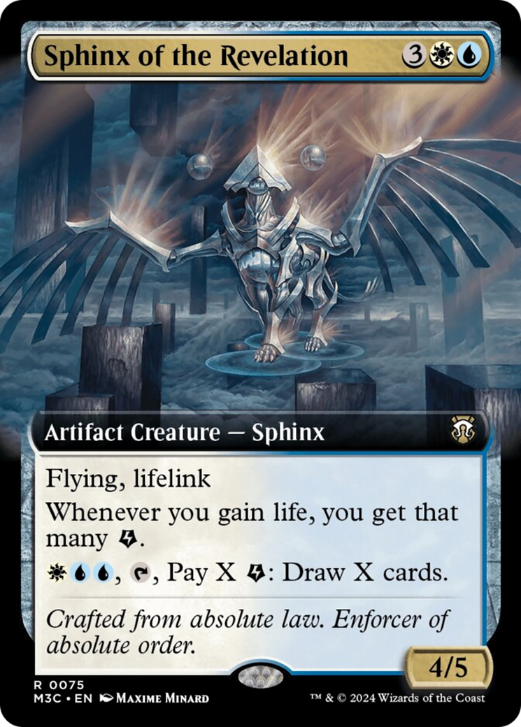 Sphinx of the Revelation (Extended Art) [Modern Horizons 3 Commander] | Cards and Coasters CA