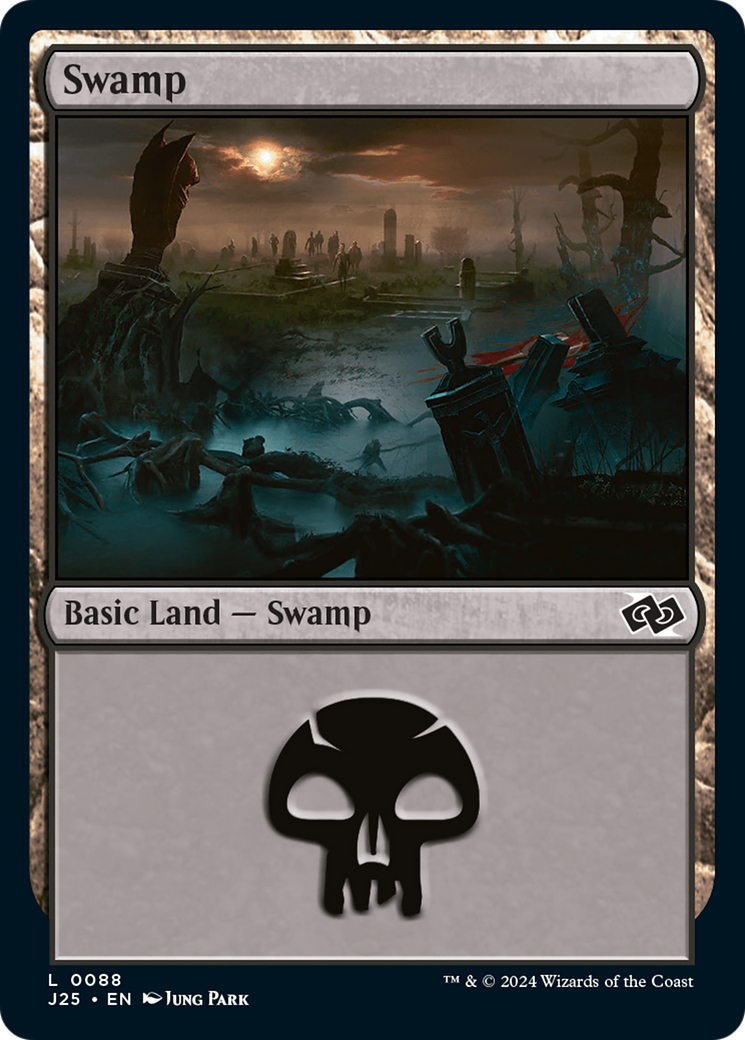 Swamp (88) [Foundations Jumpstart] | Cards and Coasters CA