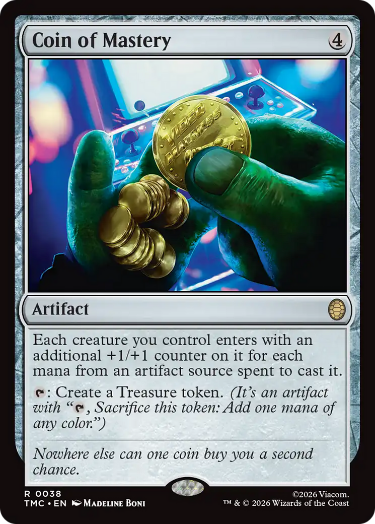 Coin of Mastery [Teenage Mutant Ninja Turtles Commander] | Cards and Coasters CA