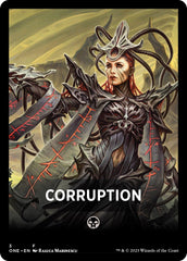 Corruption Theme Card [Phyrexia: All Will Be One Tokens] | Cards and Coasters CA