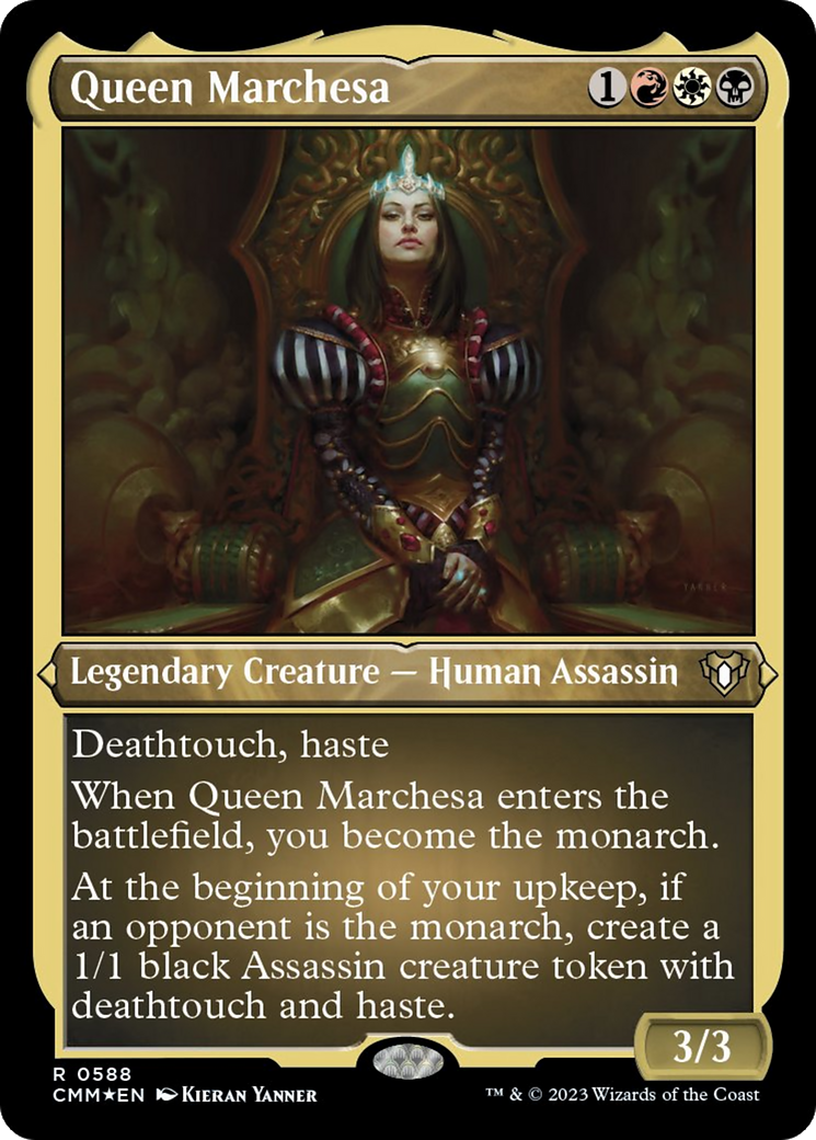 Queen Marchesa (Foil Etched) [Commander Masters] | Cards and Coasters CA