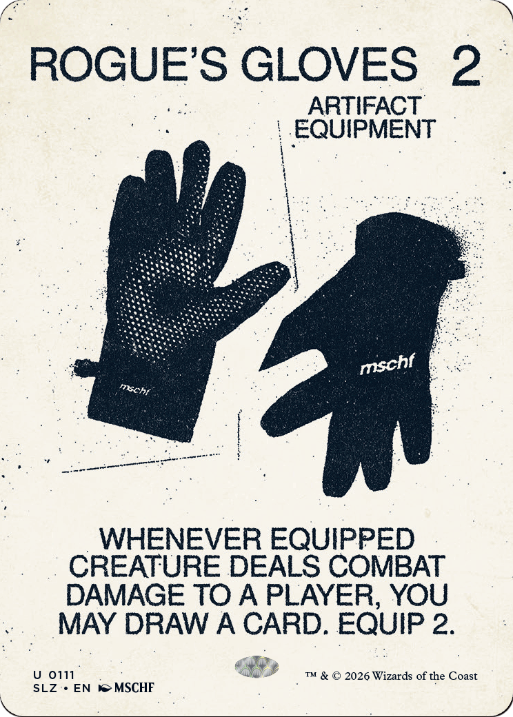 Rogue's Gloves (0111) [Secret Lair x MSCHF: The Zeta Set] | Cards and Coasters CA