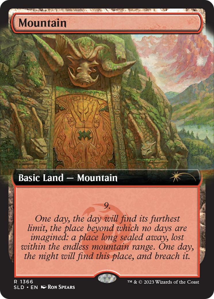 Mountain (1366) [Secret Lair Drop Series] | Cards and Coasters CA