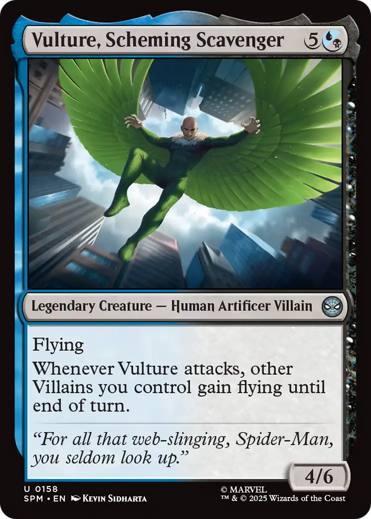 Vulture, Scheming Scavenger [Marvel's Spider-Man] | Cards and Coasters CA