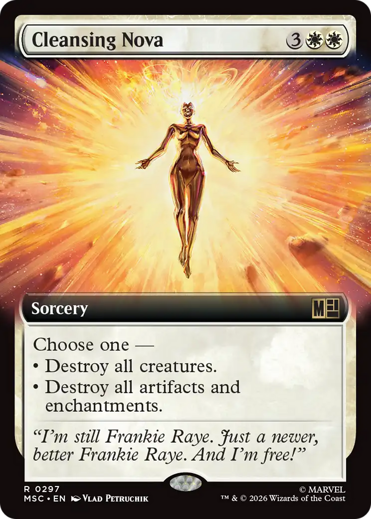 Cleansing Nova (Extended Art) [Marvel Super Heroes Commander] | Cards and Coasters CA