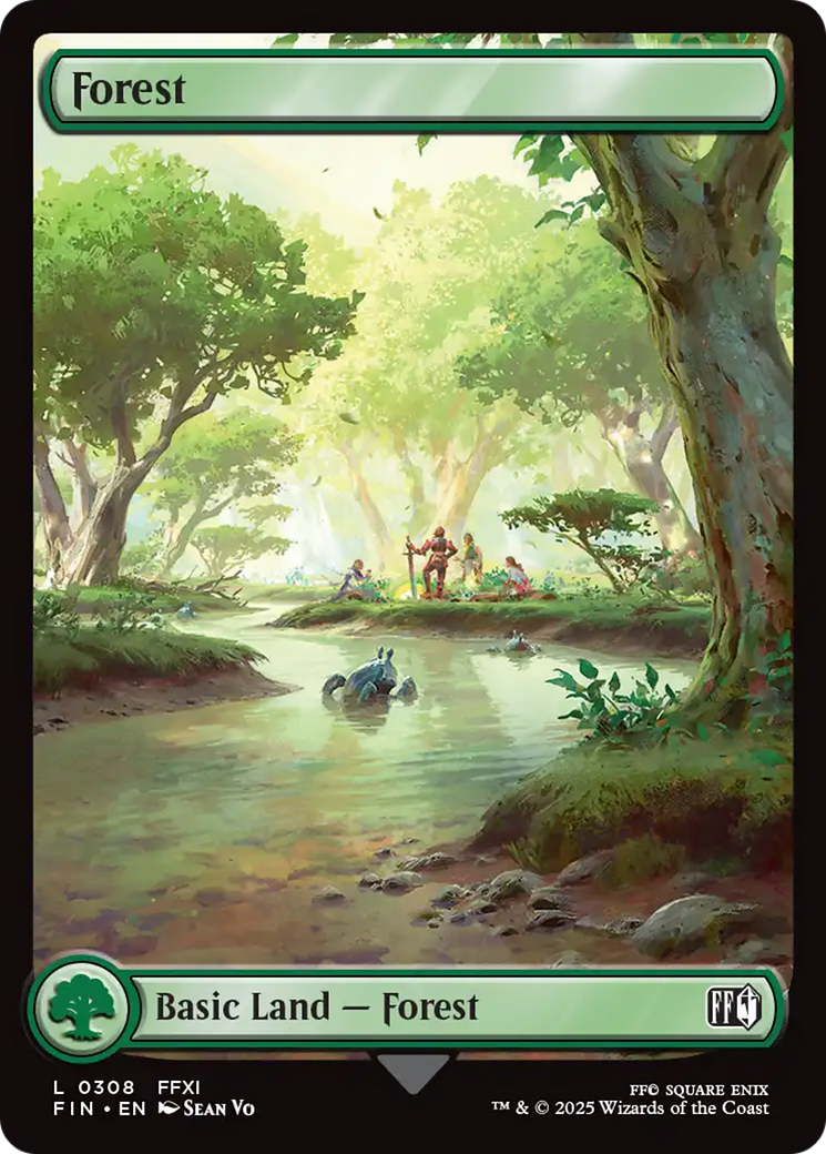 Forest (0308) [FINAL FANTASY] | Cards and Coasters CA
