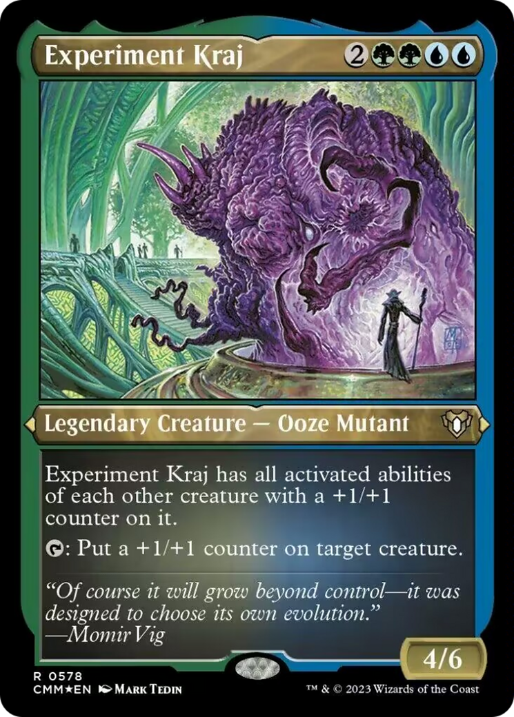 Experiment Kraj (Foil Etched) [Commander Masters] | Cards and Coasters CA