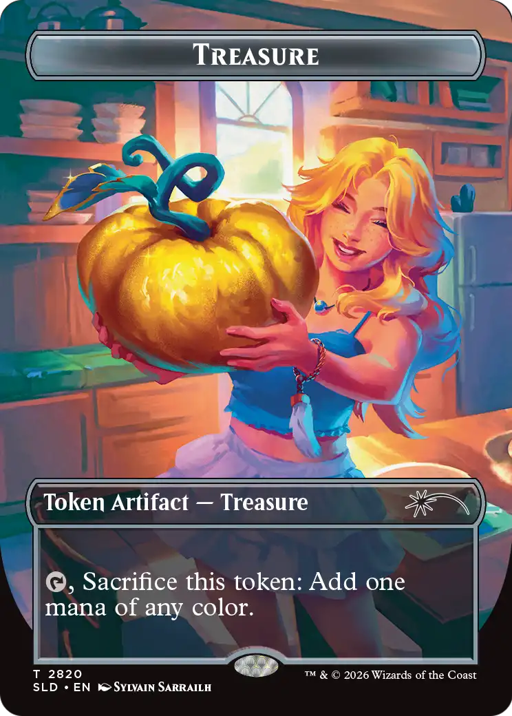 Treasure Token (2820) [Secret Lair Drop Series] | Cards and Coasters CA