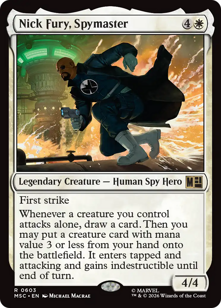 Nick Fury, Spymaster [Marvel Super Heroes Commander] | Cards and Coasters CA