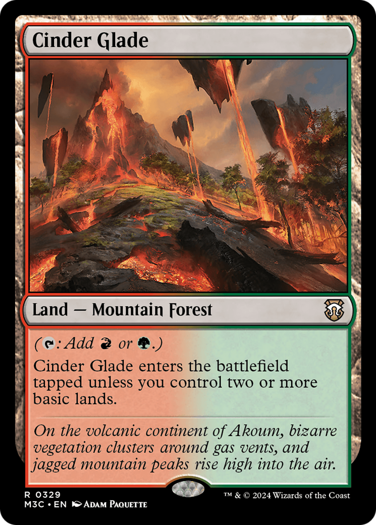 Cinder Glade [Modern Horizons 3 Commander] | Cards and Coasters CA