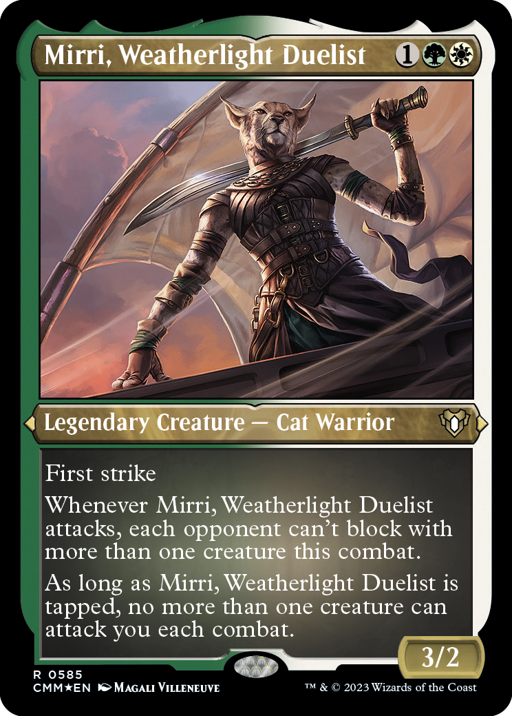 Mirri, Weatherlight Duelist (Foil Etched) [Commander Masters] | Cards and Coasters CA