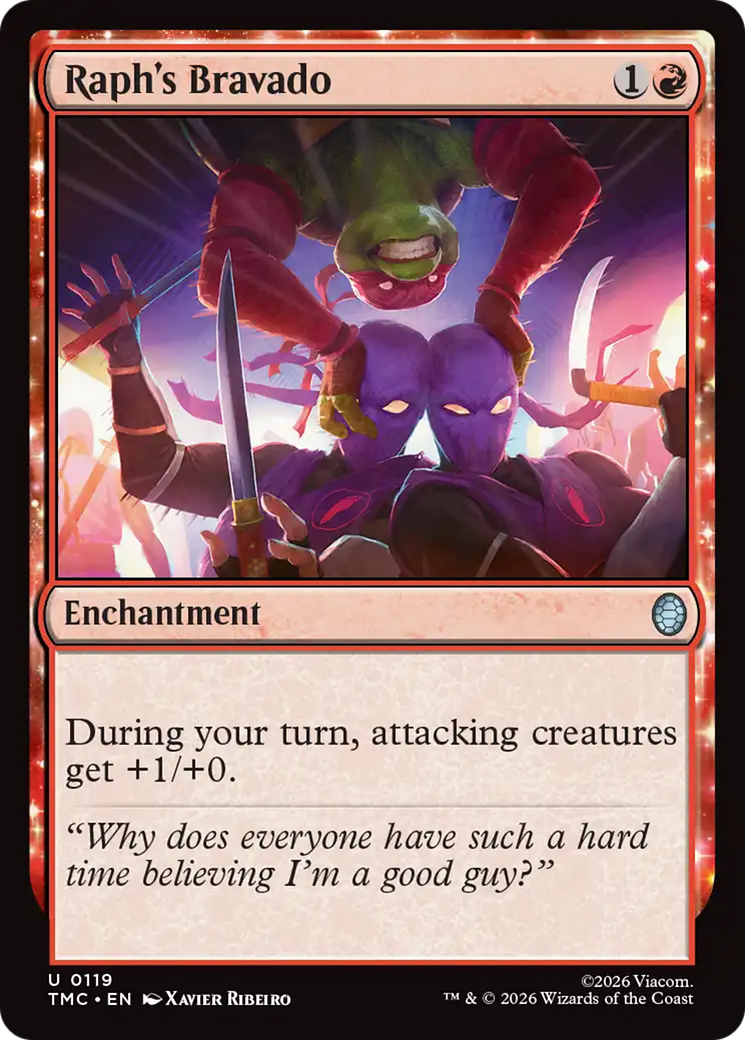 Raph's Bravado [Teenage Mutant Ninja Turtles Commander] | Cards and Coasters CA