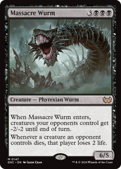 Massacre Wurm [Duskmourn: House of Horror Commander] | Cards and Coasters CA