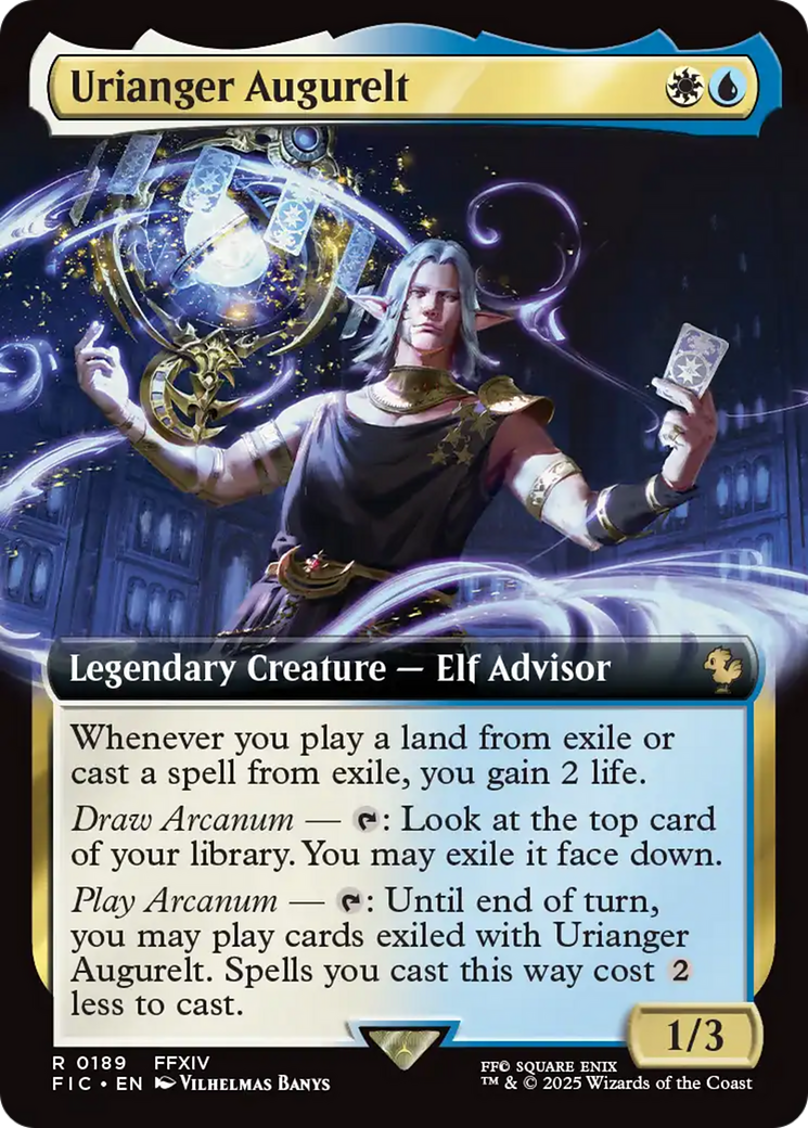 Urianger Augurelt (Extended Art) [FINAL FANTASY Commander] | Cards and Coasters CA