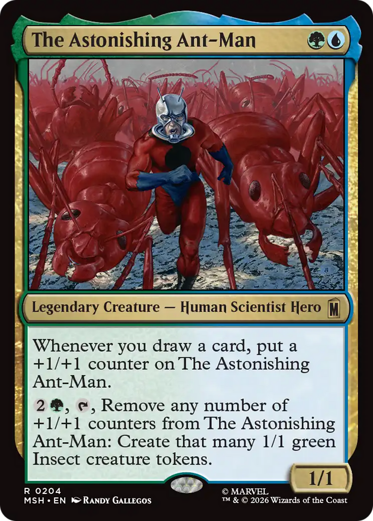 The Astonishing Ant-Man [Marvel Super Heroes] | Cards and Coasters CA