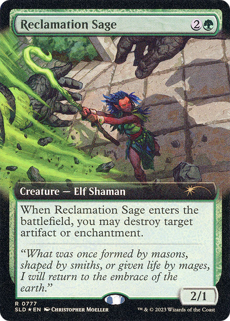 Reclamation Sage (Extended Art) [Secret Lair Drop Series] | Cards and Coasters CA