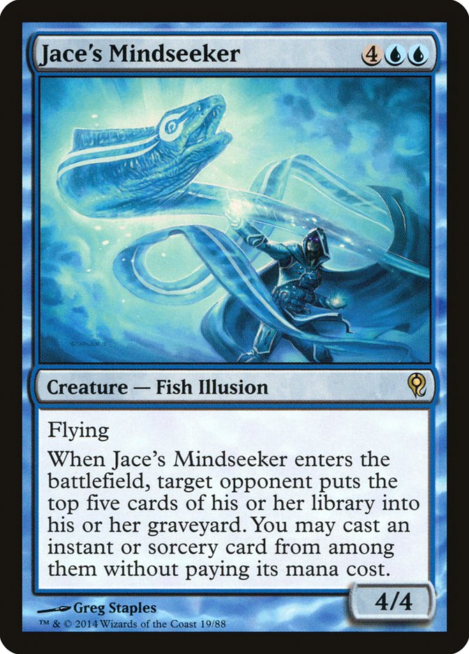Jace's Mindseeker [Duel Decks: Jace vs. Vraska] | Cards and Coasters CA