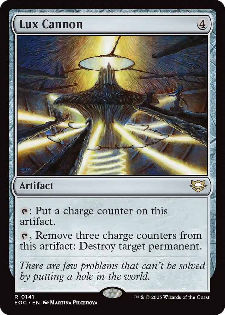Lux Cannon [Edge of Eternities Commander] | Cards and Coasters CA