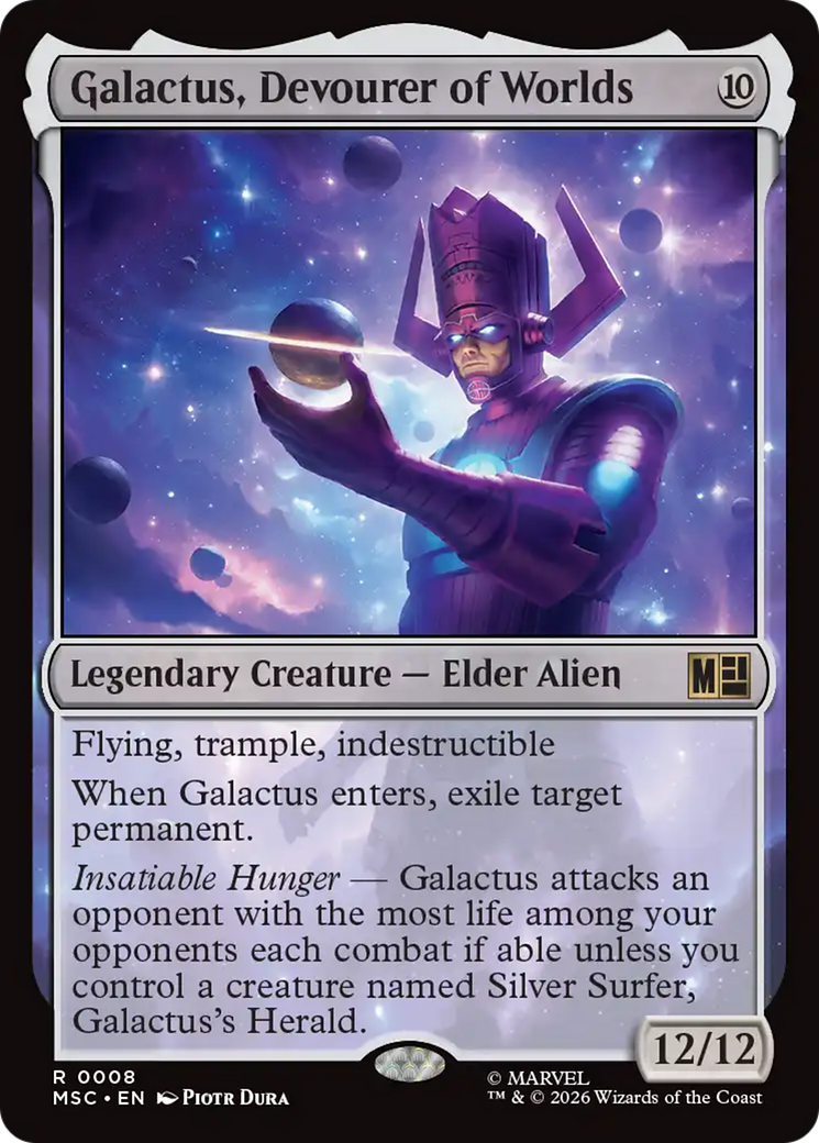 Galactus, Devourer of Worlds (Surge Foil) [Marvel Super Heroes Commander] | Cards and Coasters CA