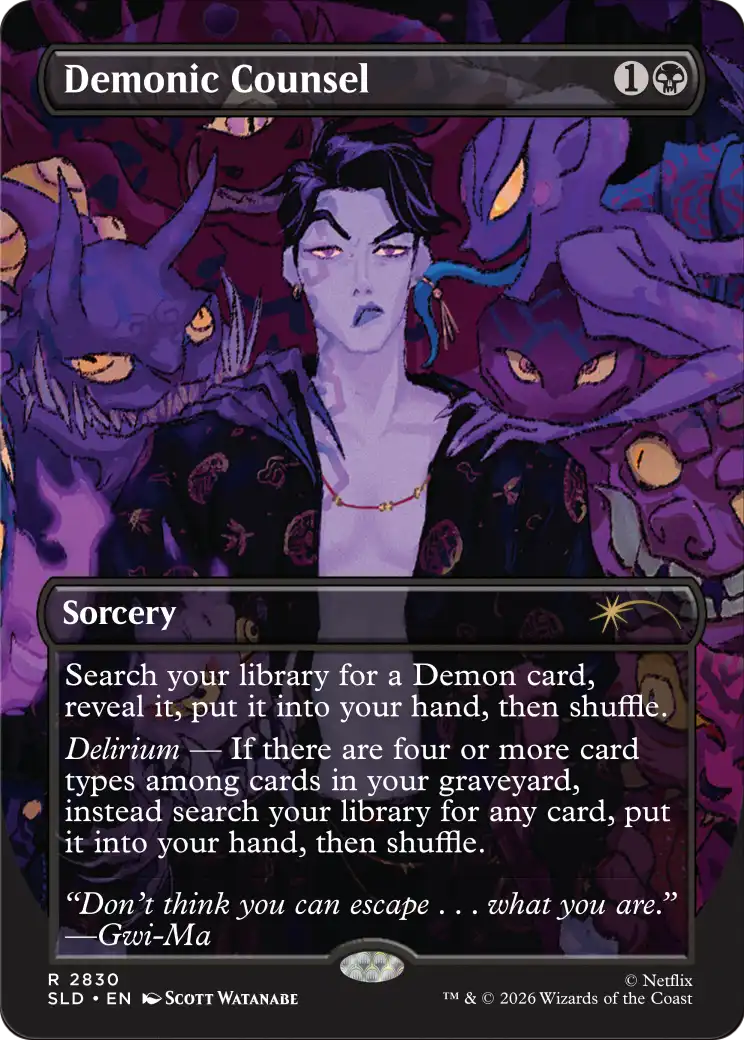 Demonic Counsel [Secret Lair Drop Series] | Cards and Coasters CA