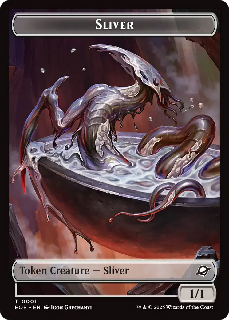 Robot // Sliver Double-Sided Token [Edge of Eternities Tokens] | Cards and Coasters CA