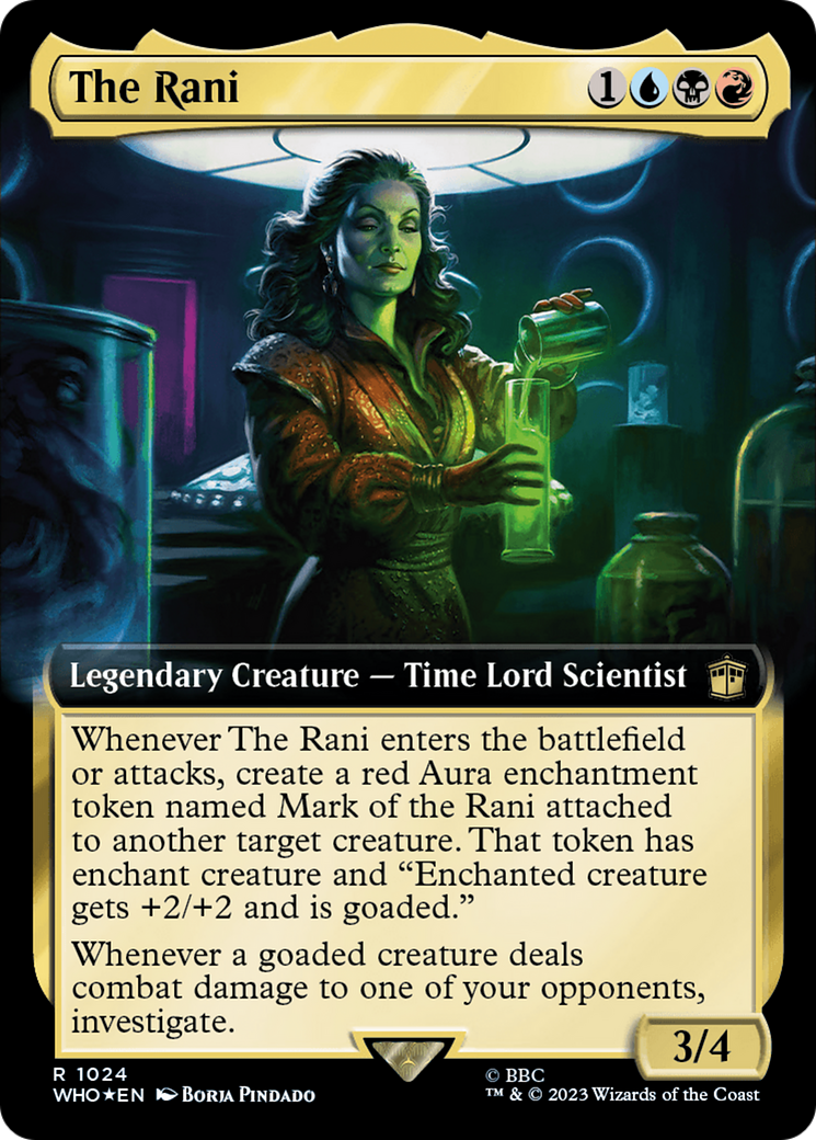 The Rani (Extended Art) (Surge Foil) [Doctor Who] | Cards and Coasters CA