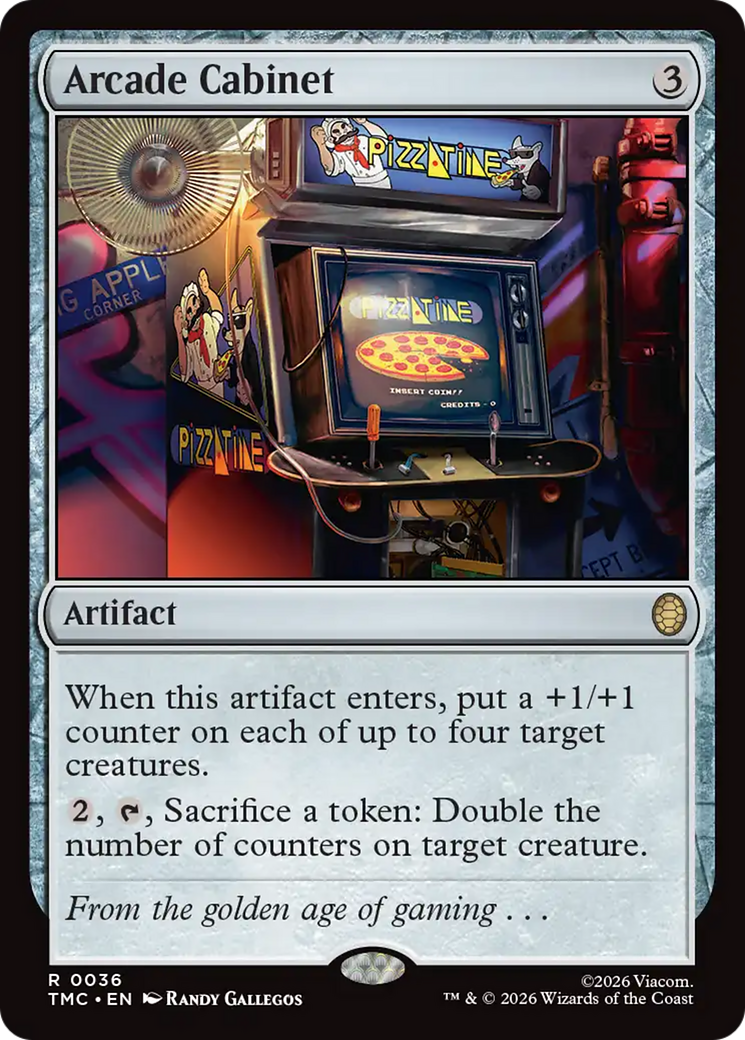 Arcade Cabinet [Teenage Mutant Ninja Turtles Commander] | Cards and Coasters CA