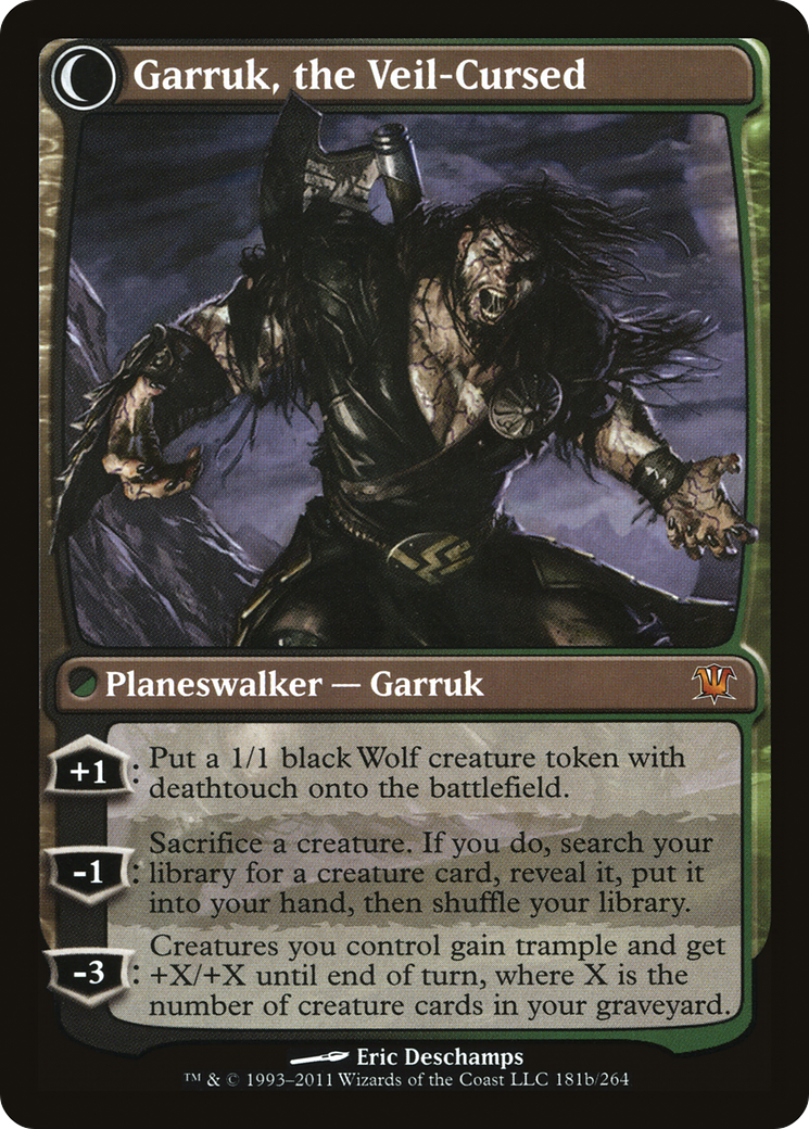 Garruk Relentless // Garruk, the Veil-Cursed [Secret Lair: From Cute to Brute] | Cards and Coasters CA