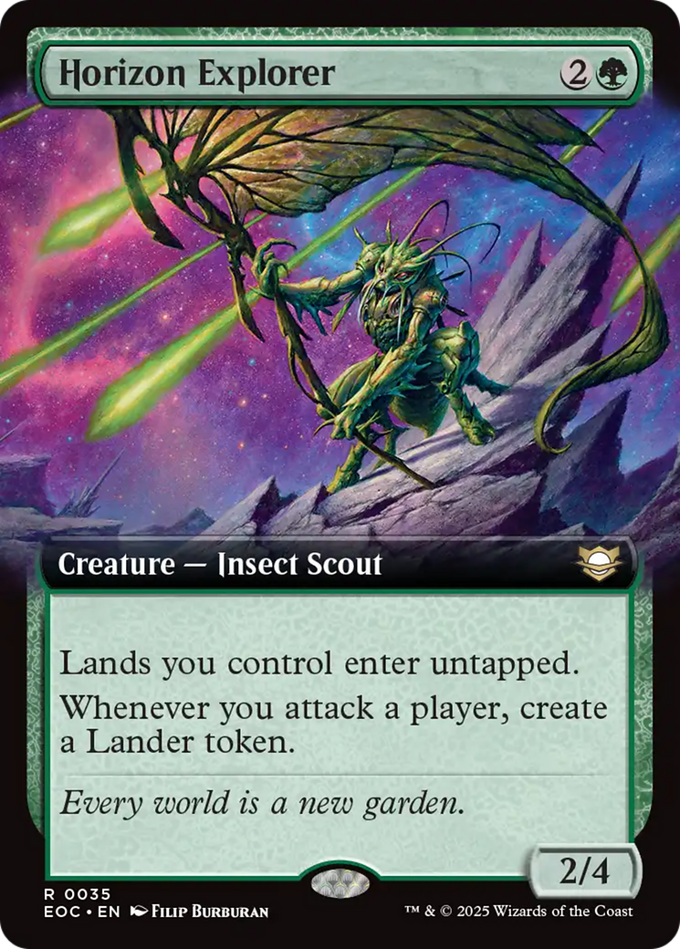 Horizon Explorer (Extended Art) [Edge of Eternities Commander] | Cards and Coasters CA