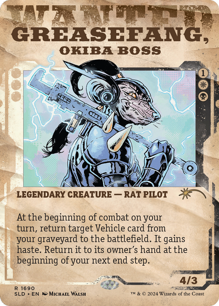 Greasefang, Okiba Boss [Secret Lair Drop Series] | Cards and Coasters CA