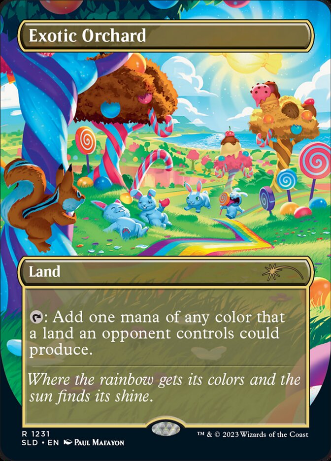 Exotic Orchard (Borderless) [Secret Lair Drop Series] | Cards and Coasters CA
