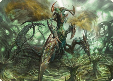 Zopandrel, Hunger Dominus Art Card [Phyrexia: All Will Be One Art Series] | Cards and Coasters CA