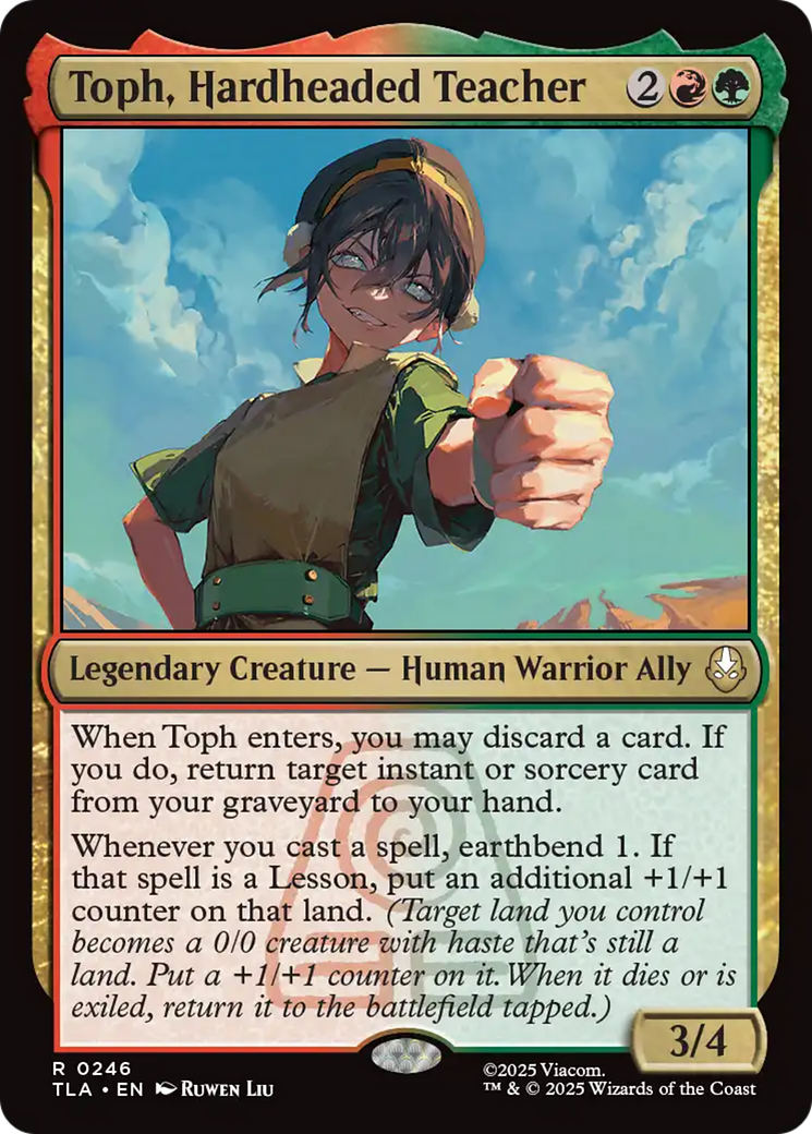 Toph, Hardheaded Teacher [Avatar: The Last Airbender] | Cards and Coasters CA