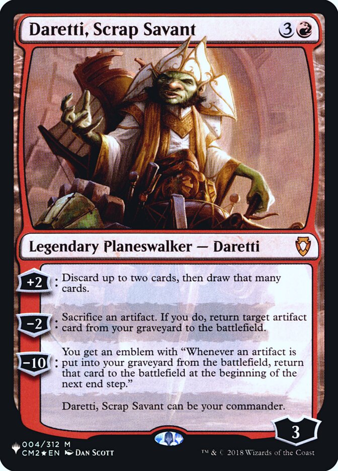 Daretti, Scrap Savant [Secret Lair: Heads I Win, Tails You Lose] | Cards and Coasters CA