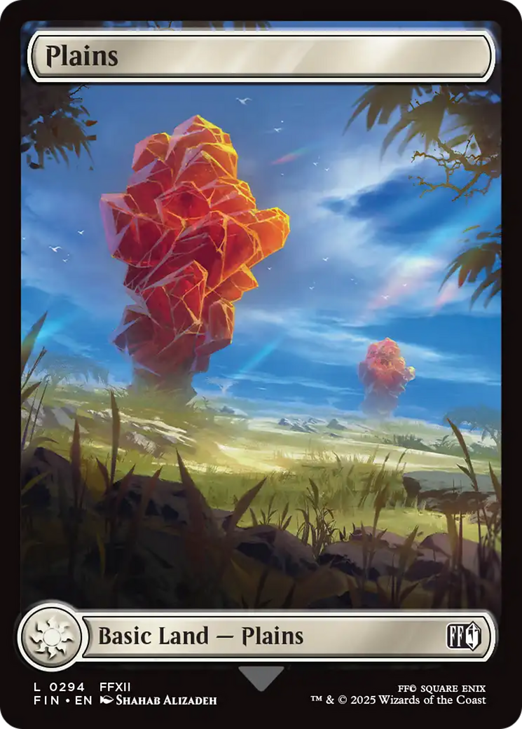 Plains (0294) [FINAL FANTASY] | Cards and Coasters CA