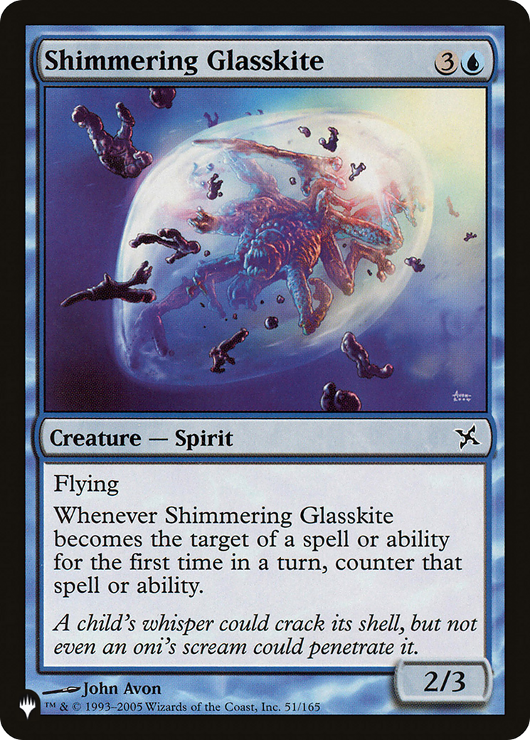 Shimmering Glasskite [The List Reprints] | Cards and Coasters CA