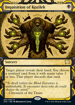 Inquisition of Kozilek [Strixhaven: Mystical Archive] | Cards and Coasters CA